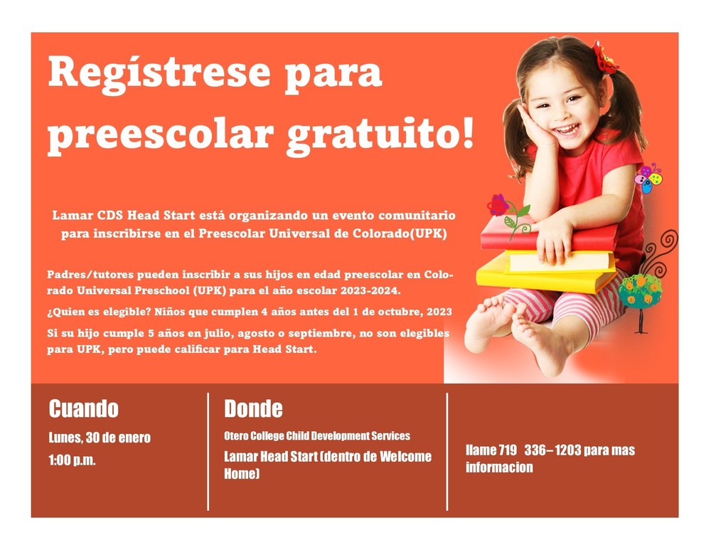 UPK Registration Spanish