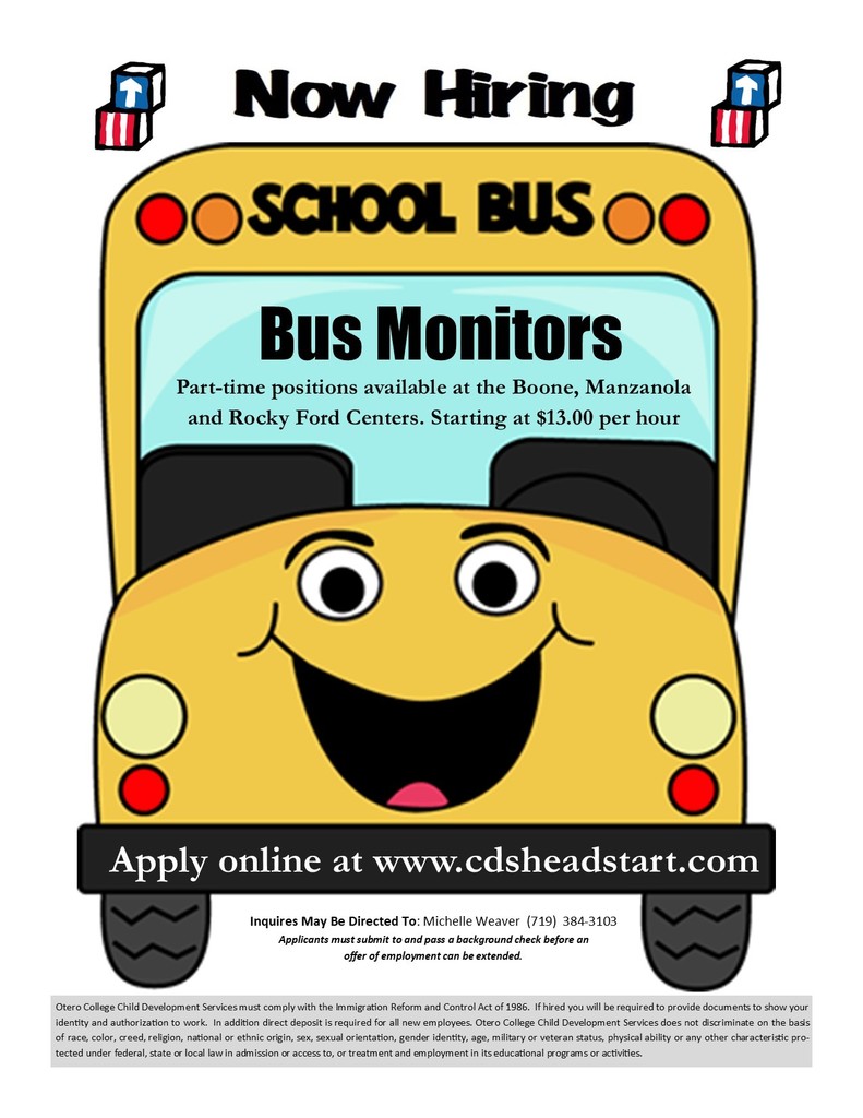 Now hiring bus monitors
