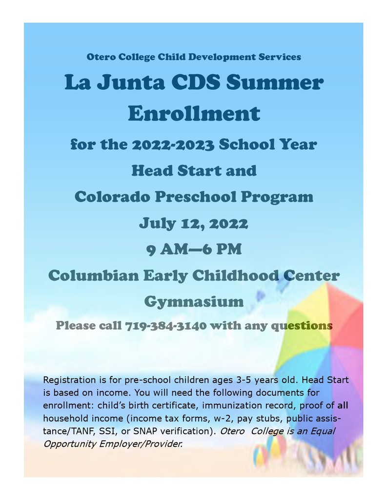 Summer enrollment July 12
